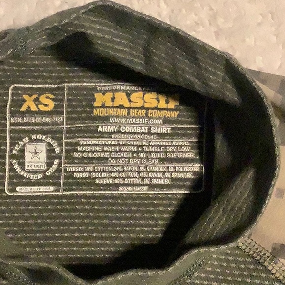 Massif Army Combat Shirt XS - Picture 2 of 13